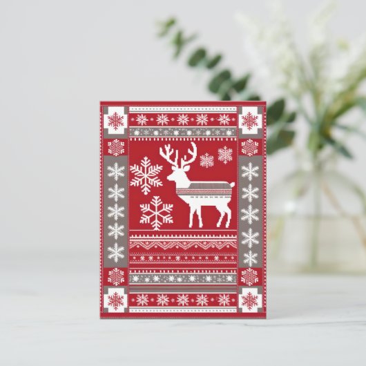 北欧クリスマスポストカード ポストカード (スタンド正面)