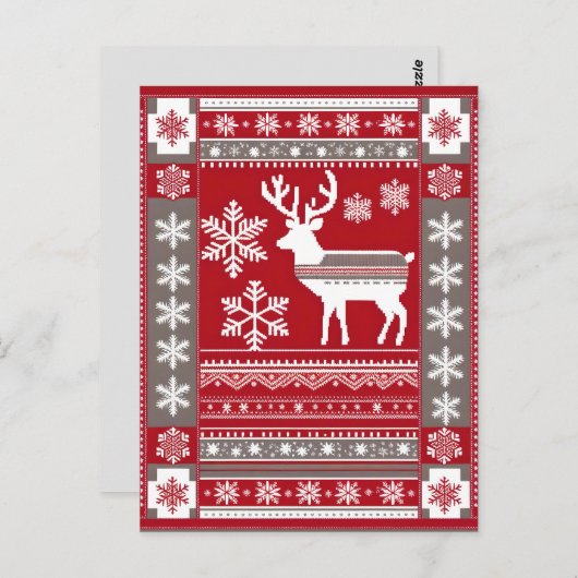 北欧クリスマスポストカード ポストカード (正面/裏面)