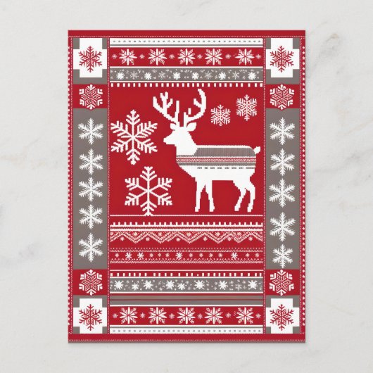 北欧クリスマスポストカード ポストカード (正面)