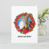 北欧クリスマス格言写真コラージュ シーズンカード (スタンド正面)