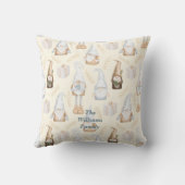 北欧クリスマス格言名前をカスタムする クッション (裏面)