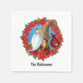 北欧クリスマス格言 スタンダードカクテルナプキン (正面)