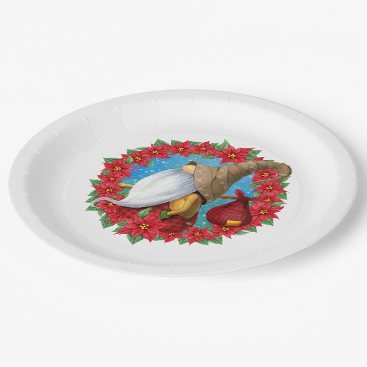 北欧クリスマス格言 ペーパープレート (アングル)