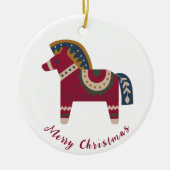 北欧クリスマス セラミックオーナメント (正面)