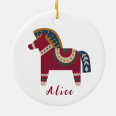 北欧クリスマス セラミックオーナメント (裏面)