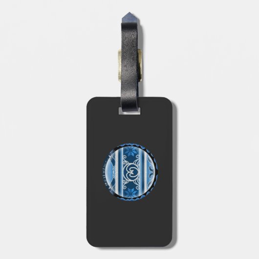 北欧クリスマス ラゲッジタグ (裏面縦)