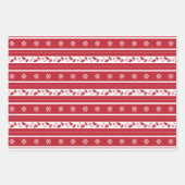 北欧クリスマス ラッピングペーパーシート (正面3)