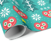 北欧クリスマス ラッピングペーパー (ロールコーナー)