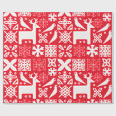 北欧クリスマス ラッピングペーパー (フラット)