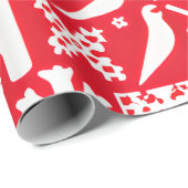 北欧クリスマス ラッピングペーパー (ロールコーナー)