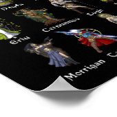 北欧ケルト神話の神々 ポスター (角)