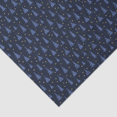 北欧コバルトブルーのクリスマスツリーズダーク 薄葉紙 (詳細)