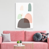 北欧コンテンポラリースタイルキャンバス印刷 キャンバスプリント (インサイチュ (リビング))