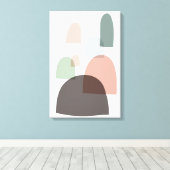 北欧コンテンポラリースタイルキャンバス印刷 キャンバスプリント (インサイチュ (ウッドフロア))