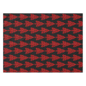 北欧スカンジナビアのクリスマスツリーの装飾 テーブルクロス (正面(横))