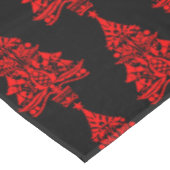 北欧スカンジナビアのクリスマスツリーの装飾 テーブルクロス (アングル)