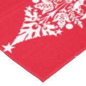 北欧スカンジナビアのクリスマスツリーの装飾 テーブルクロス (アングル)