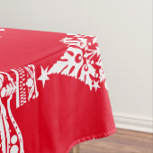 北欧スカンジナビアのクリスマスツリーの装飾 テーブルクロス (インサイチュ)