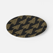 北欧スカンジナビアのクリスマスツリーの装飾 ペーパープレート (アングル)