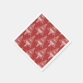 北欧スカンジナビアのクリスマスツリー魔法 スタンダードカクテルナプキン (角)