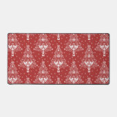 北欧スカンジナビアのクリスマスツリー魔法 デスクマット (正面)