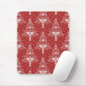 北欧スカンジナビアのクリスマスツリー魔法 マウスパッド (マウス)