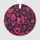 北欧スカンジナビアのクリスマスデコレーション オーナメント (裏面)