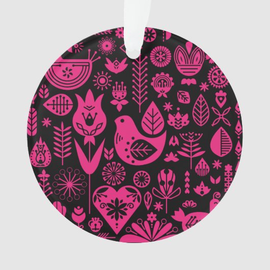 北欧スカンジナビアのクリスマスデコレーション オーナメント (正面)