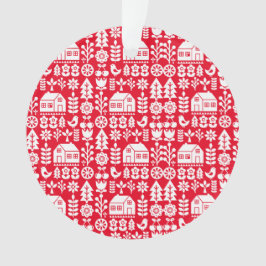 北欧スカンジナビアのクリスマスデコレーション オーナメント