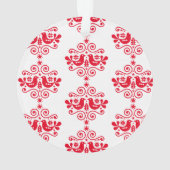 北欧スカンジナビアのクリスマスデコレーション オーナメント (裏面)