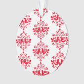 北欧スカンジナビアのクリスマスデコレーション オーナメント (正面)