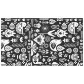 北欧スカンジナビアのクリスマスデコレーション テーブルクロス (正面(横))