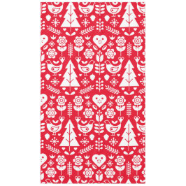 北欧スカンジナビアのクリスマスデコレーション テーブルクロス