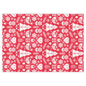 北欧スカンジナビアのクリスマスデコレーション テーブルクロス (正面(横))