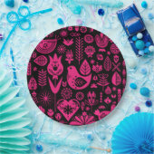 北欧スカンジナビアのクリスマスデコレーション ペーパープレート (パーティー)