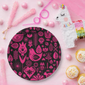 北欧スカンジナビアのクリスマスデコレーション ペーパープレート (パーティー)