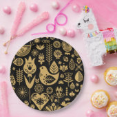 北欧スカンジナビアのクリスマスデコレーション ペーパープレート (パーティー)