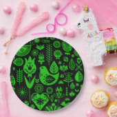 北欧スカンジナビアのクリスマスデコレーション ペーパープレート (パーティー)