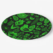 北欧スカンジナビアのクリスマスデコレーション ペーパープレート (アングル)