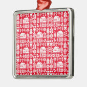 北欧スカンジナビアのクリスマスデコレーション メタルオーナメント (左)