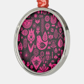 北欧スカンジナビアのクリスマスデコレーション メタルオーナメント (左)