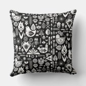 北欧スカンジナビアのクリスマス クッション (裏面)