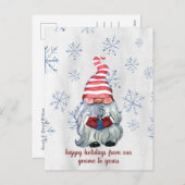 北欧スカンジナビアウィンターハイゲ格言 シーズンポストカード (正面/裏面)