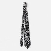 北欧スカンジナビアフォークパターンアート ネクタイ (裏面)