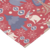 北欧スカンジナビア森林クリスマス テーブルクロス (アングル)