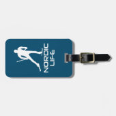 北欧スキーライフ ラゲッジタグ (正面横)