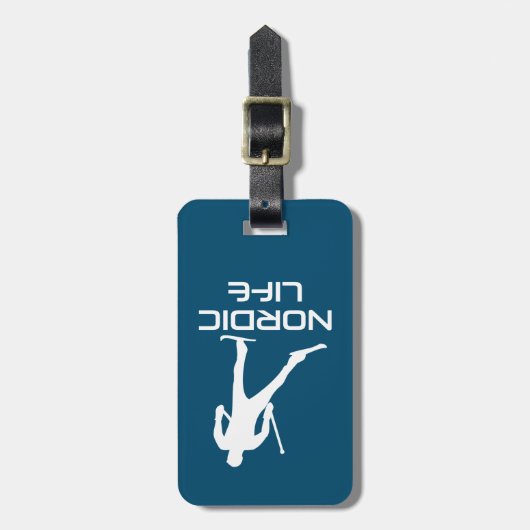 北欧スキーライフ ラゲッジタグ (正面縦)