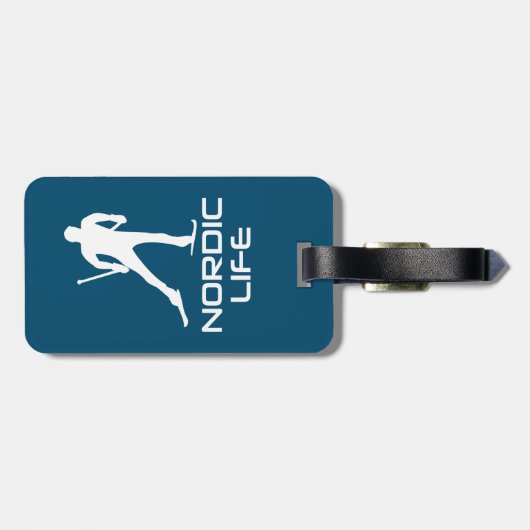 北欧スキーライフ ラゲッジタグ (裏面横)