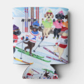 北欧スキーラブラドール絵画ズ 缶クーラー (裏面)