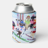 北欧スキーラブラドール絵画ズ 缶クーラー (缶裏面)